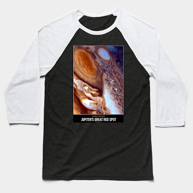 High Resolution Astronomy Jupiter's Great Red Spot Baseball T-Shirt by tiokvadrat